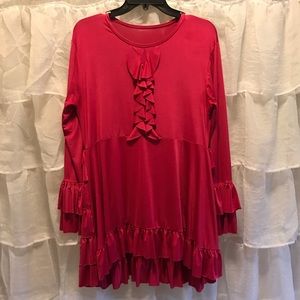 Ladies ruffle blouse